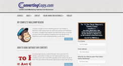 Desktop Screenshot of convertingcopy.com